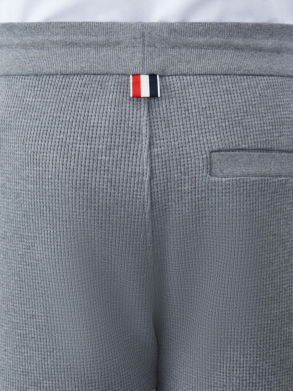 Pantalones Cortos Deportivos Thom Browne Waffle 4-Bar Hombre Gris | MRX07C33843