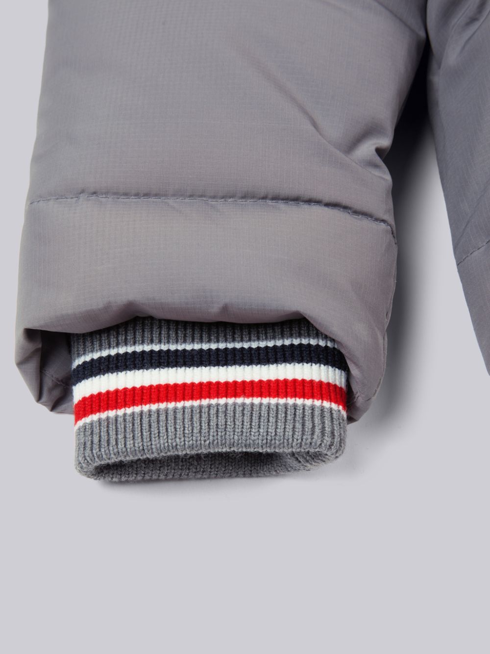 Parka Thom Browne Medium Ripstop Downfilled Hooded 4-Bar Niño Gris | KRB82V23873