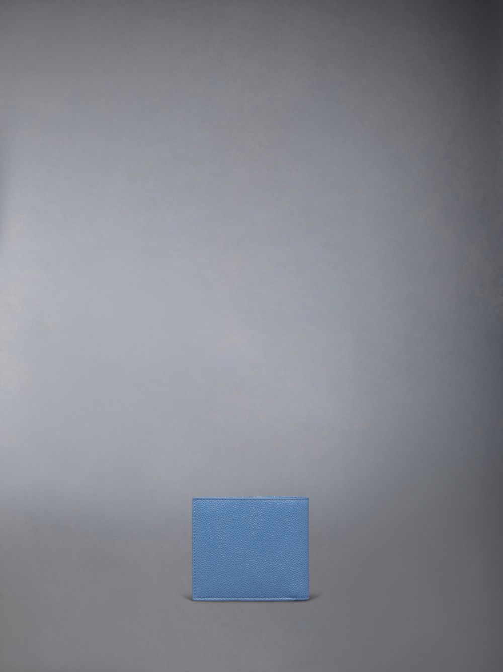 Porta Tarjetas Thom Browne Pebble Grain Rose 4-Bar Bifold Mujer Azules | GAO68E74188