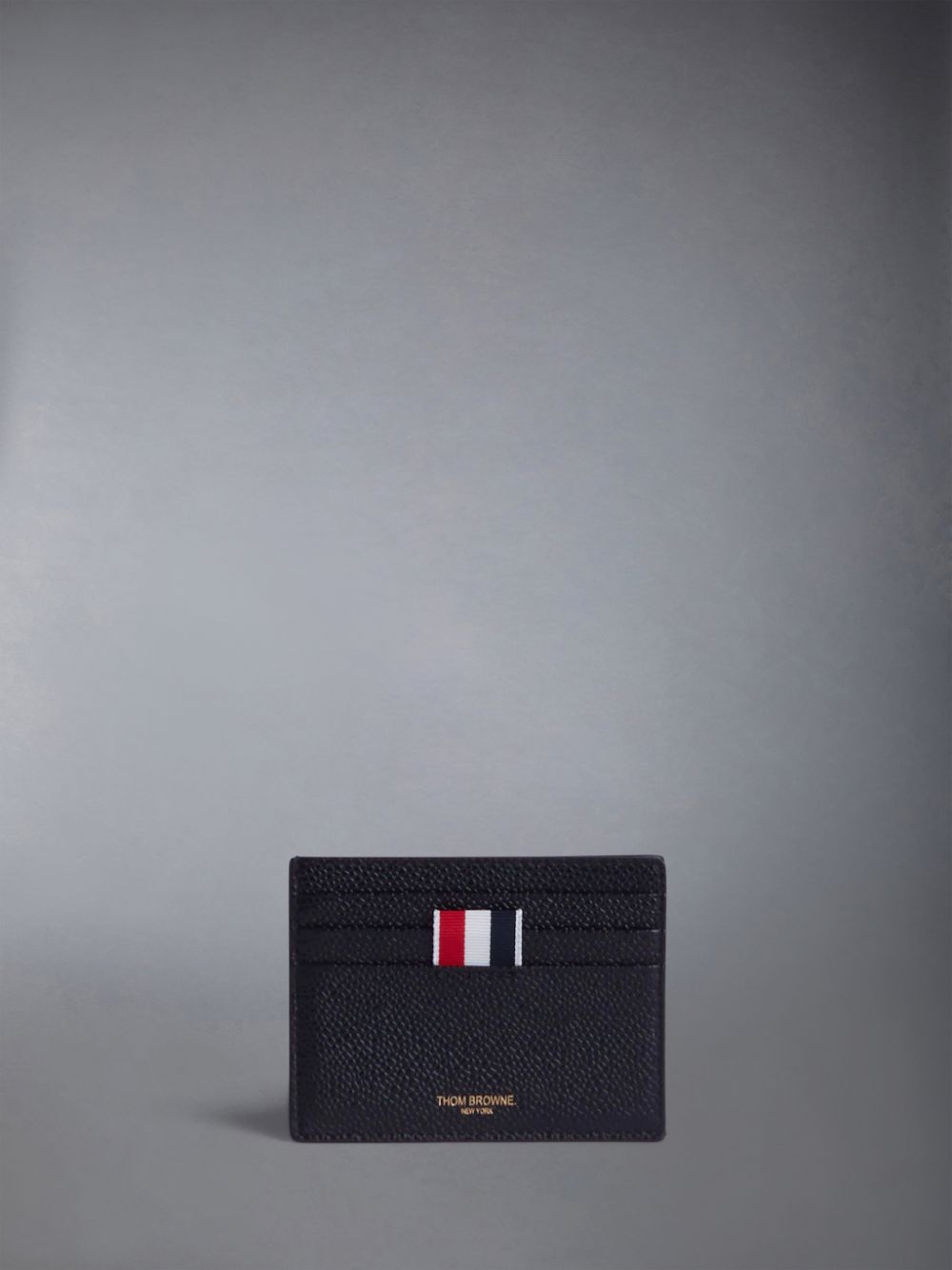 Porta Tarjetas Thom Browne pebbled-leather Mujer Negras | LSD41B23197