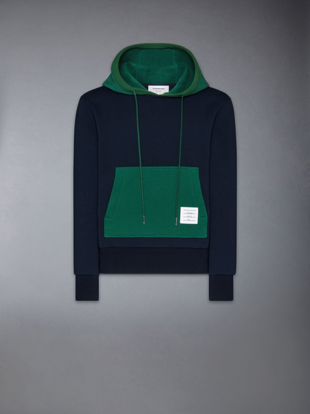 Pullover Thom Browne Brushed Color Blocked Hoodie Hombre Azules | BTP47E75876