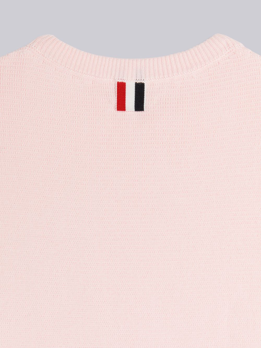 Pullover Thom Browne Light Pink Milano Stitch Cotton 4-Bar Crew Neck Niña Rosas | TQU79D46771
