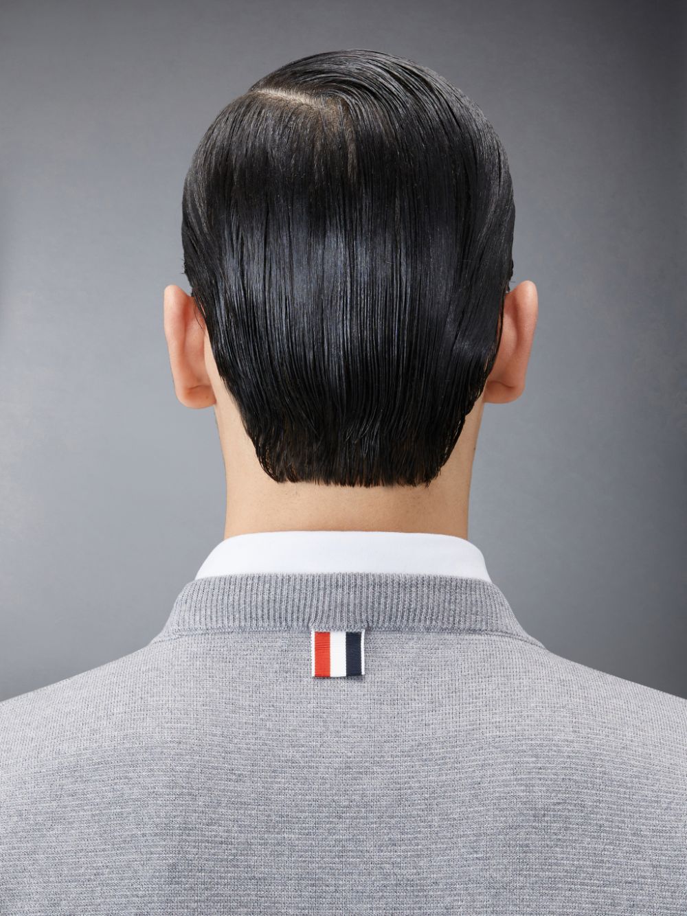 Pullover Thom Browne Wool 4-Bar Hombre Gris | FFQ01U81905