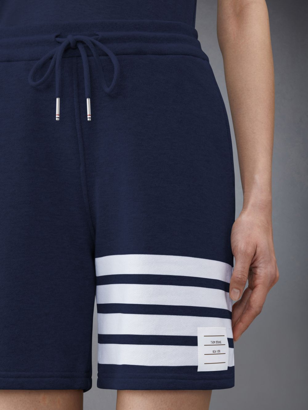 Short Thom Browne Classic Loopback 4-Bar Mujer Azules | TIP43B84038