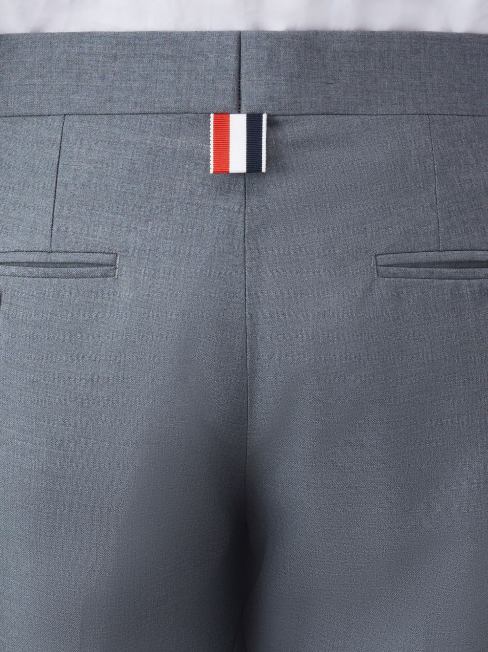 Short Thom Browne Plain Weave 4-Bar Low Rise Hombre Gris | VYG75M59587