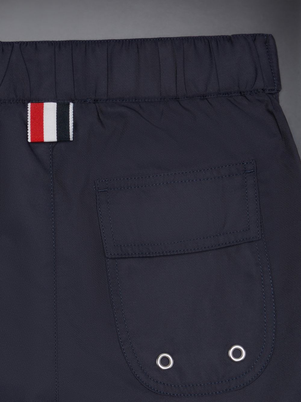 Short Thom Browne Solid Swim Tech 4-Bar Board Niño Azules | BJB85T85810