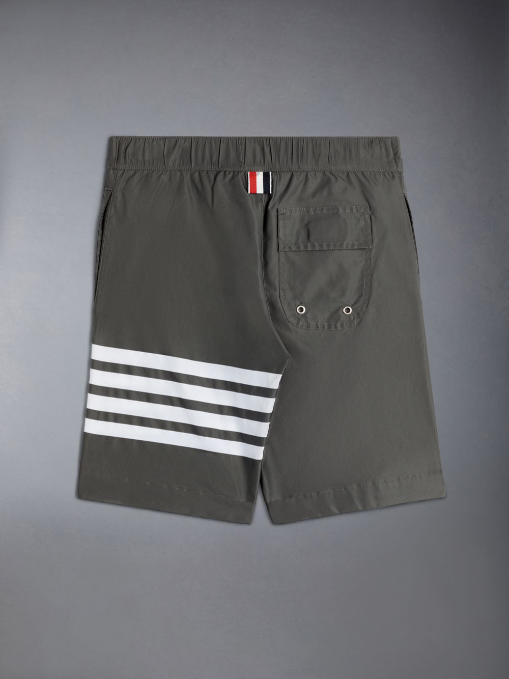 Short Thom Browne Swim Tech 4-Bar Board Niño Gris | TBI16E66101