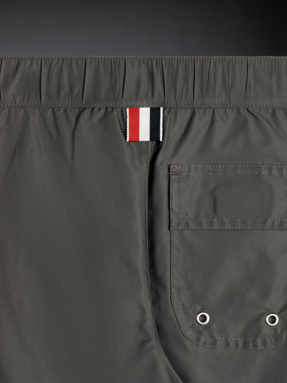Short Thom Browne Swim Tech 4-Bar Board Niño Gris | TBI16E66101