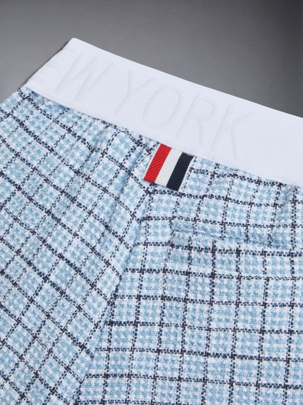 Short Thom Browne Tweed Jersey Rugby Niña Azules | NMG44C35783