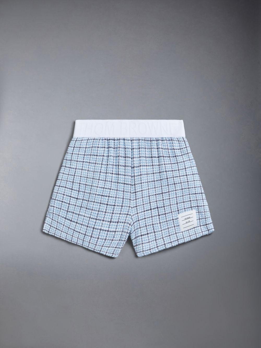 Short Thom Browne Tweed Jersey Rugby Niña Azules | NMG44C35783