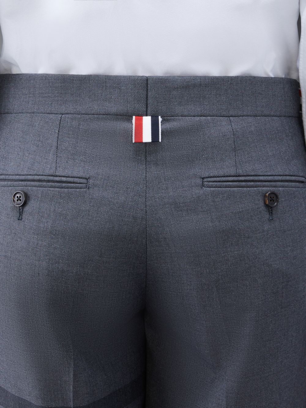 Short Thom Browne Twill School Uniform 4-Bar Low Rise Hombre Gris | SOU05X35744
