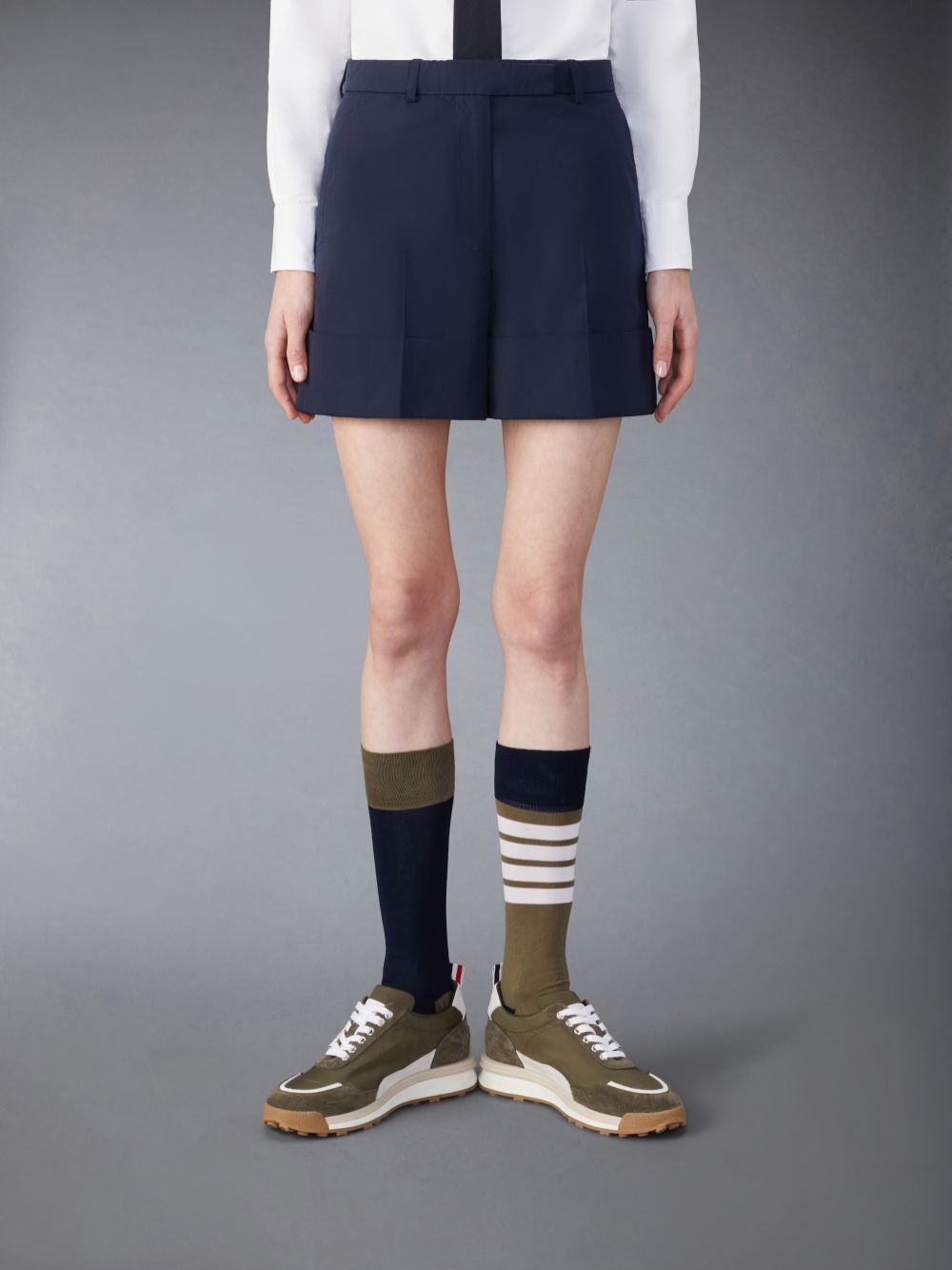 Short Thom Browne Typewriter Sack Mujer Azules | HJK72J07929