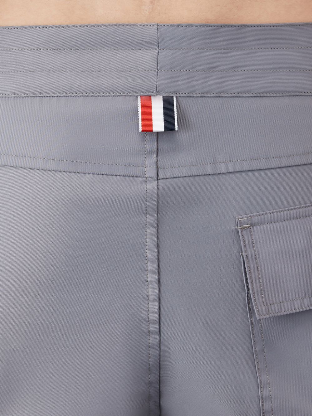 Shorts De Playa Thom Browne Swim Tech 4-Bar Hombre Gris | BGJ75Z41300
