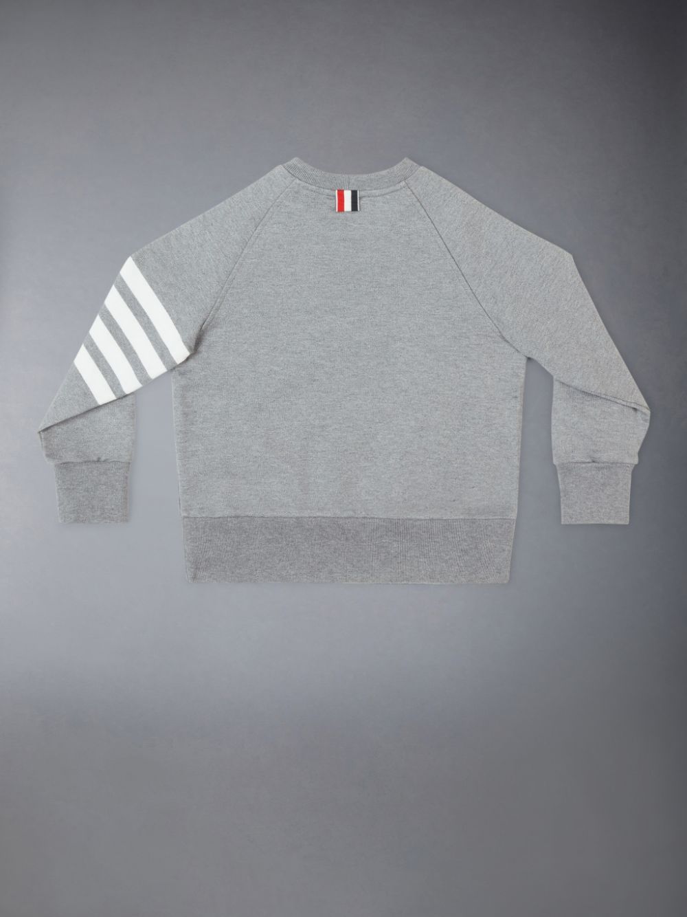 Sudaderas Thom Browne Medium Classic Cotton Loopback Jersey Raglan Sleeve Engineered 4-Bar Niña Gris | ZMS33Y44096