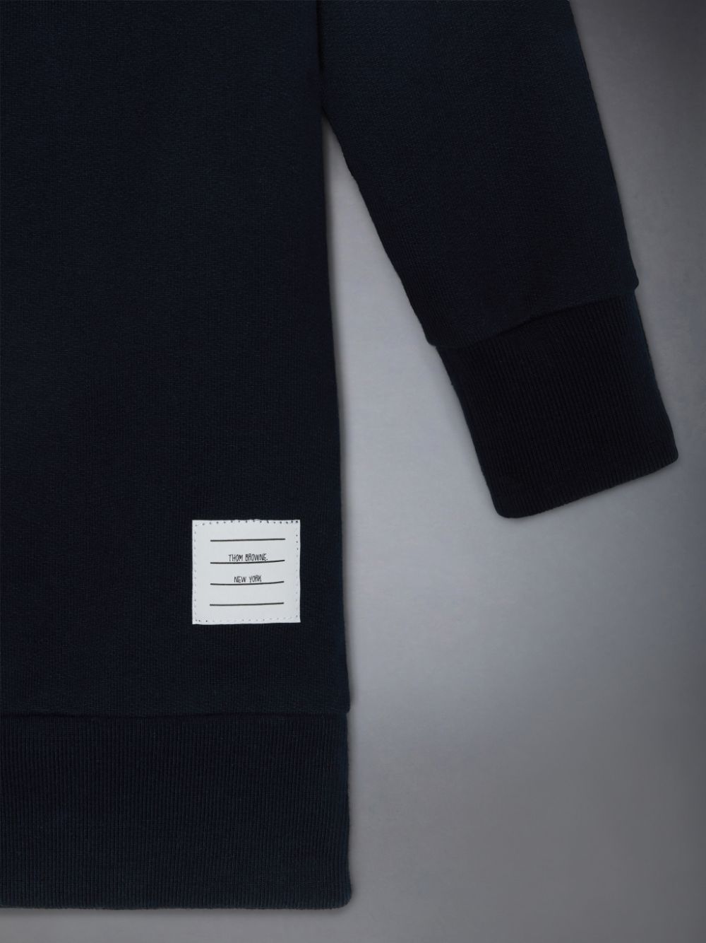 Vestido Thom Browne Classic Loopback 4-Bar Sweat Niña Azules | ACV83Y74106