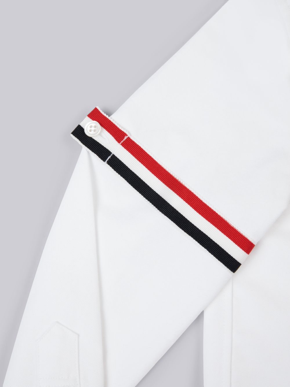 Vestido Thom Browne Oxford Thigh Length Grosgrain Amrband Shirt Niña Blancas | OTG69U67937