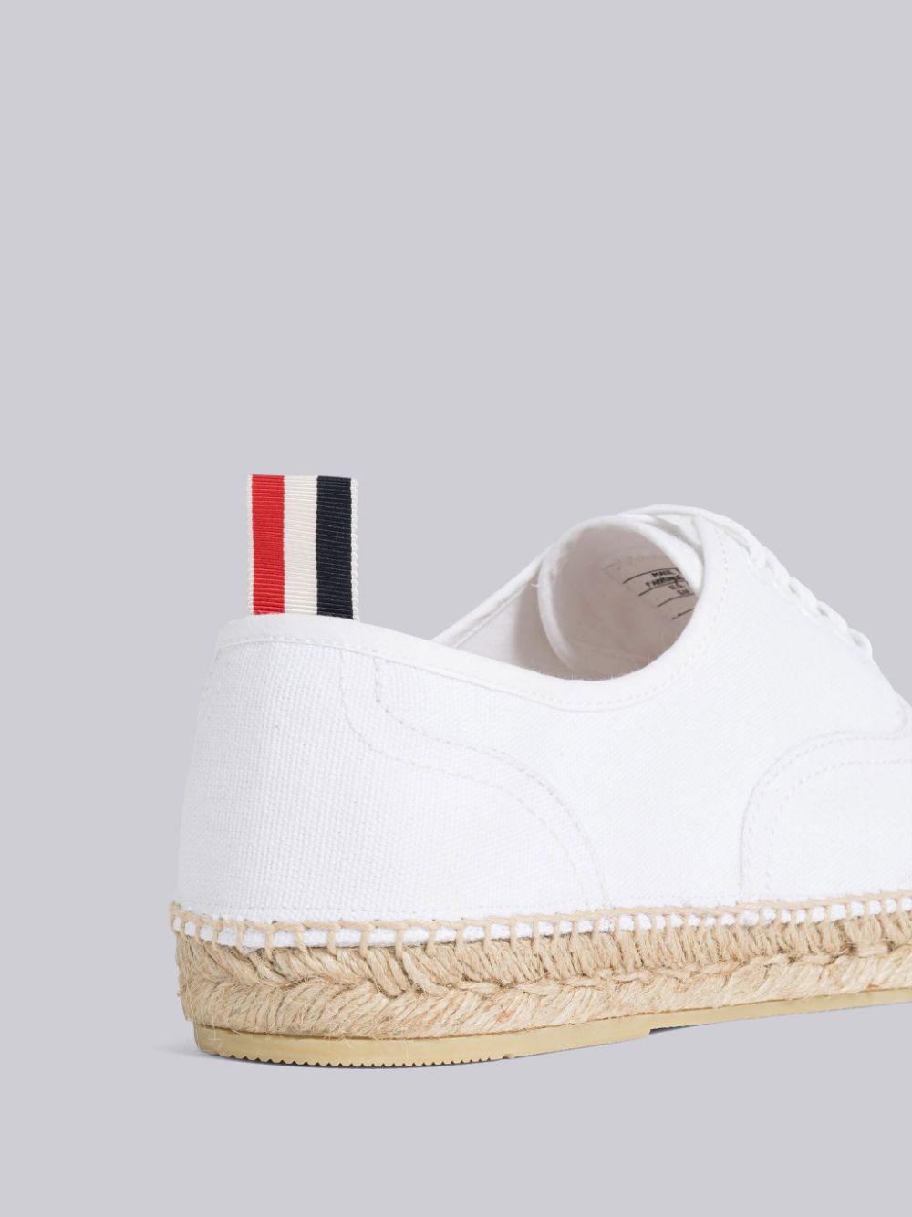 Zapatillas Thom Browne Canvas Espadrille Heritage Hombre Blancas | SSD09E13595