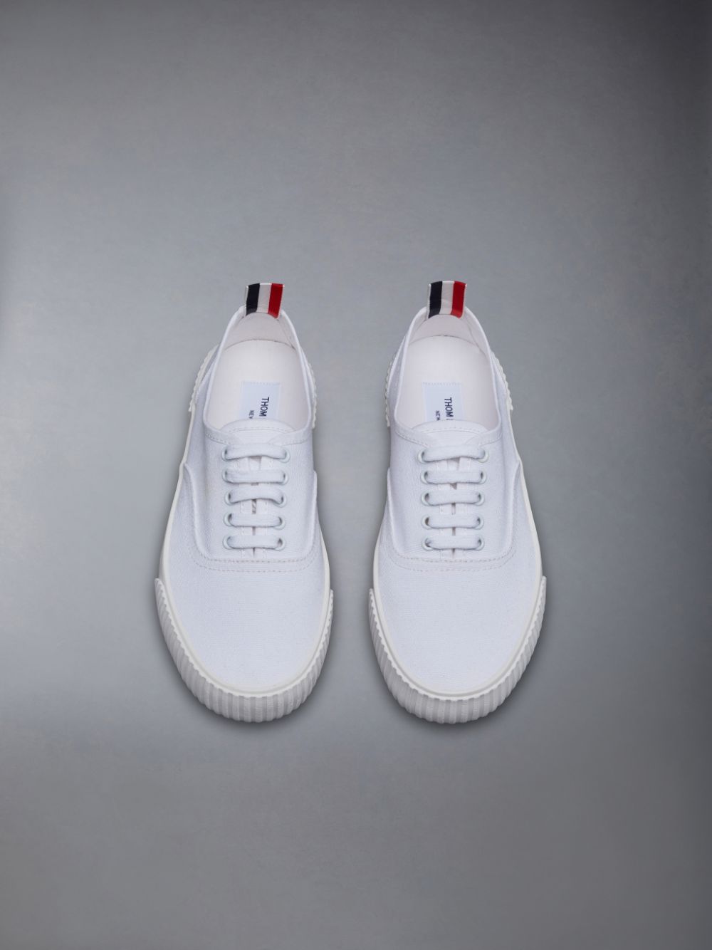 Zapatillas Thom Browne Canvas Heritage Mujer Blancas | OOR39F16923