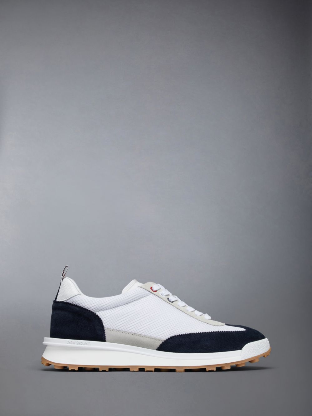 Zapatillas Thom Browne FINE SUEDE TECH RUNNER Hombre Blancas | PXH95X36248