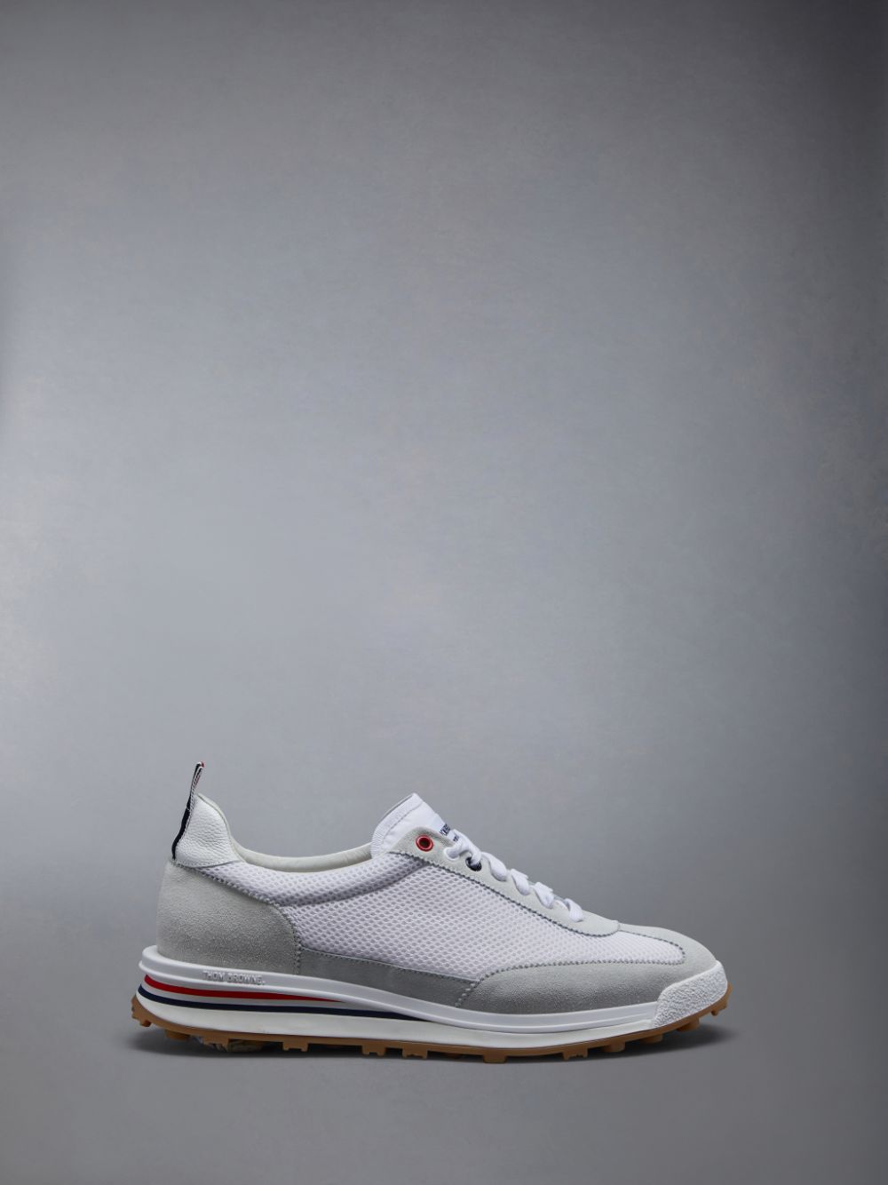 Zapatillas Thom Browne FINE SUEDE TECH RUNNER Hombre Blancas | VYB42L16804