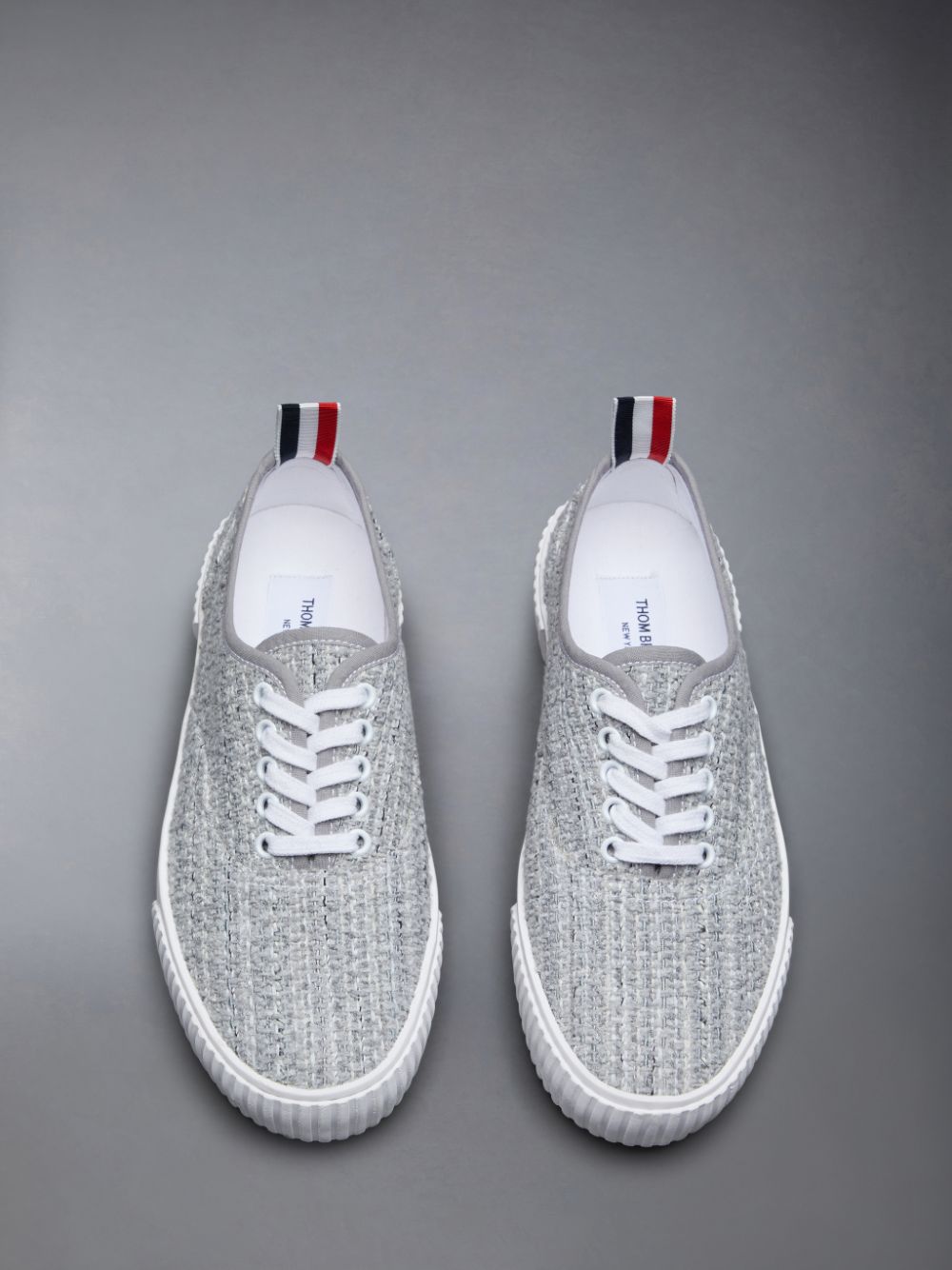Zapatillas Thom Browne Tweed Heritage Mujer Gris | PCN58J19107