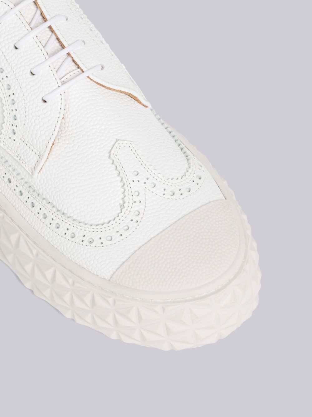 Zapatillas Thom Browne Vitello Calf Longwing Collegiate Low Top Mujer Blancas | PHN94Z65920