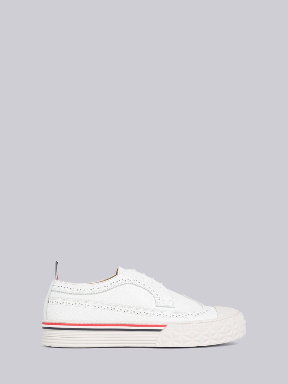 Zapatillas Thom Browne Vitello Calf Longwing Collegiate Low Top Mujer Blancas | PHN94Z65920