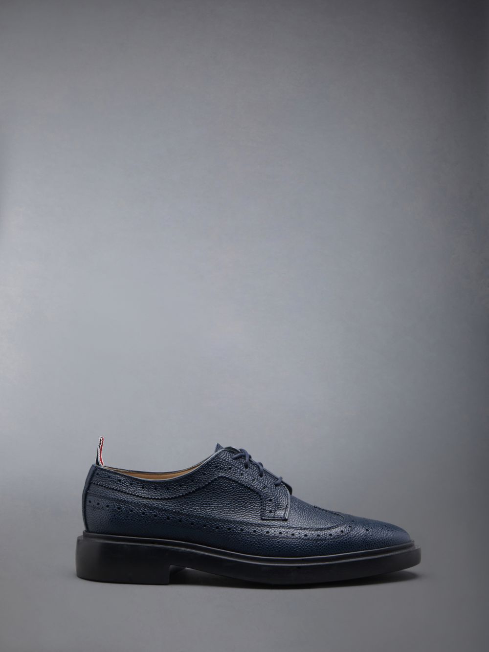 Zapatos Brogue Thom Browne Pebble Grain Leather Longwing Mujer Azules | MAZ46Q26826