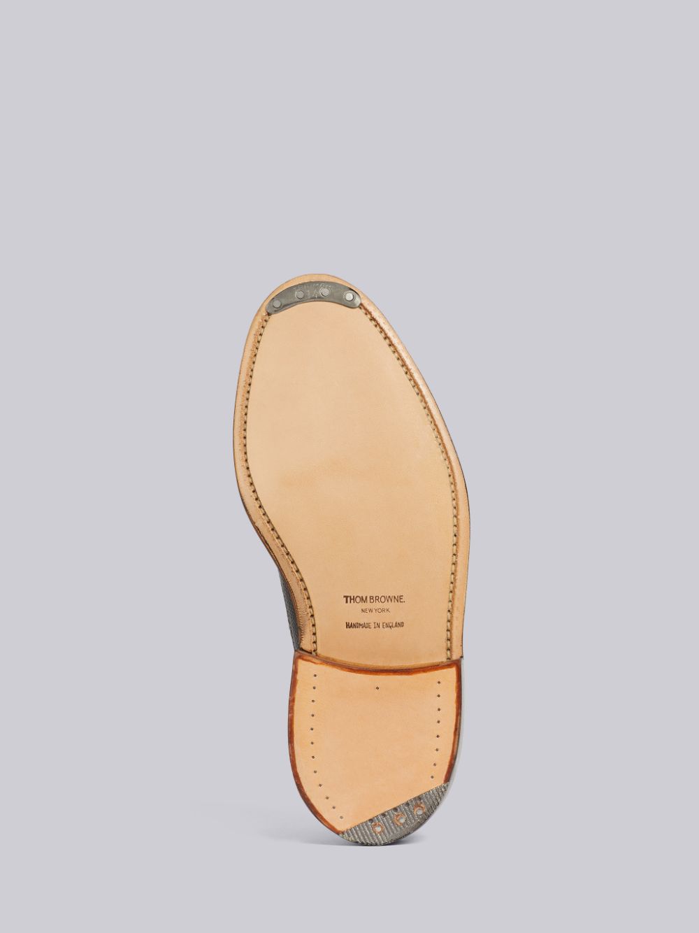 Zapatos Brogue Thom Browne Pebbled Calfskin Mix Longwing Mujer Negras | SGQ17I68548