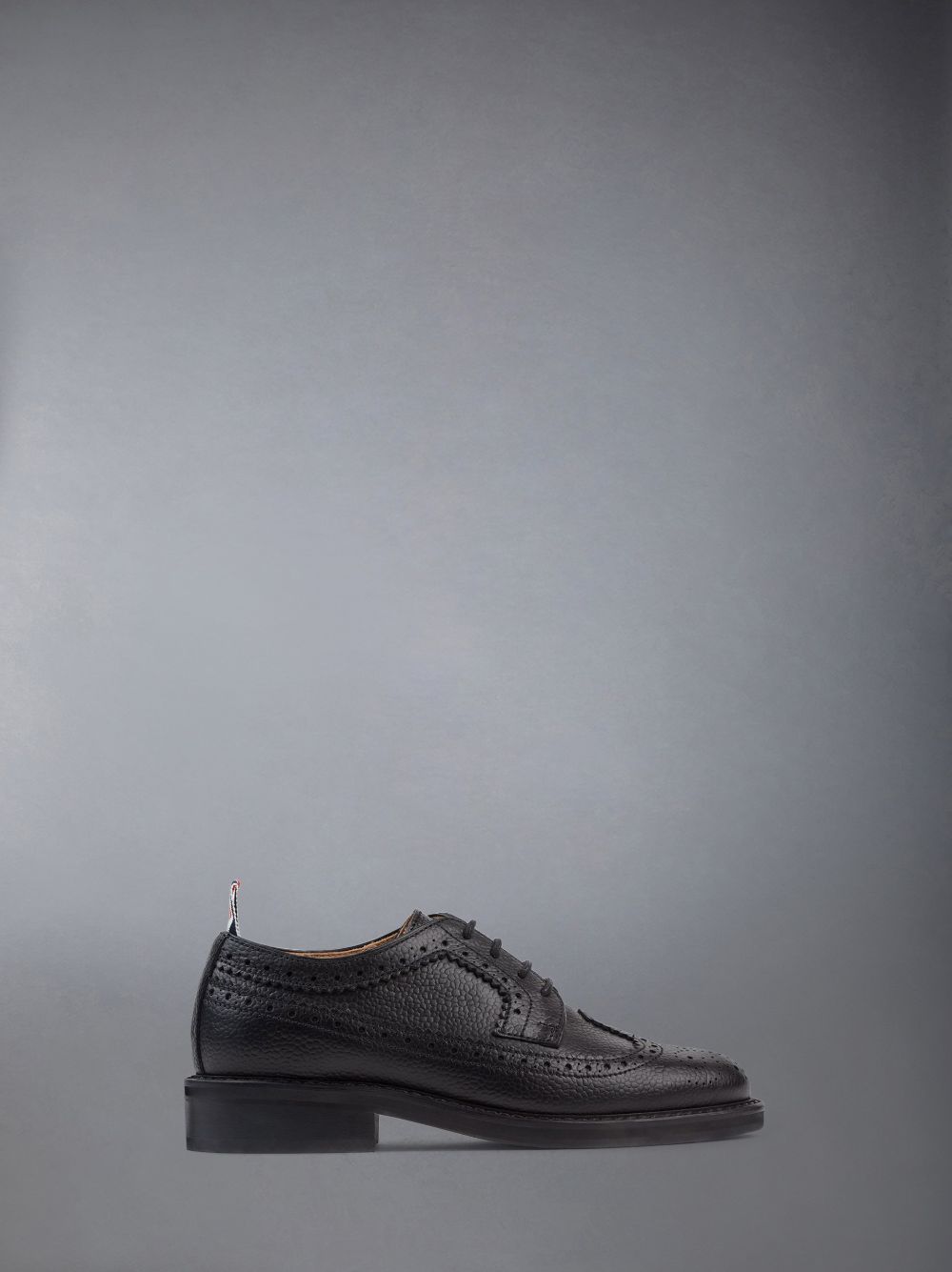 Zapatos Brogue Thom Browne Pebbled Calfskin Classic Longwing Niña Negras | RTN61V32606