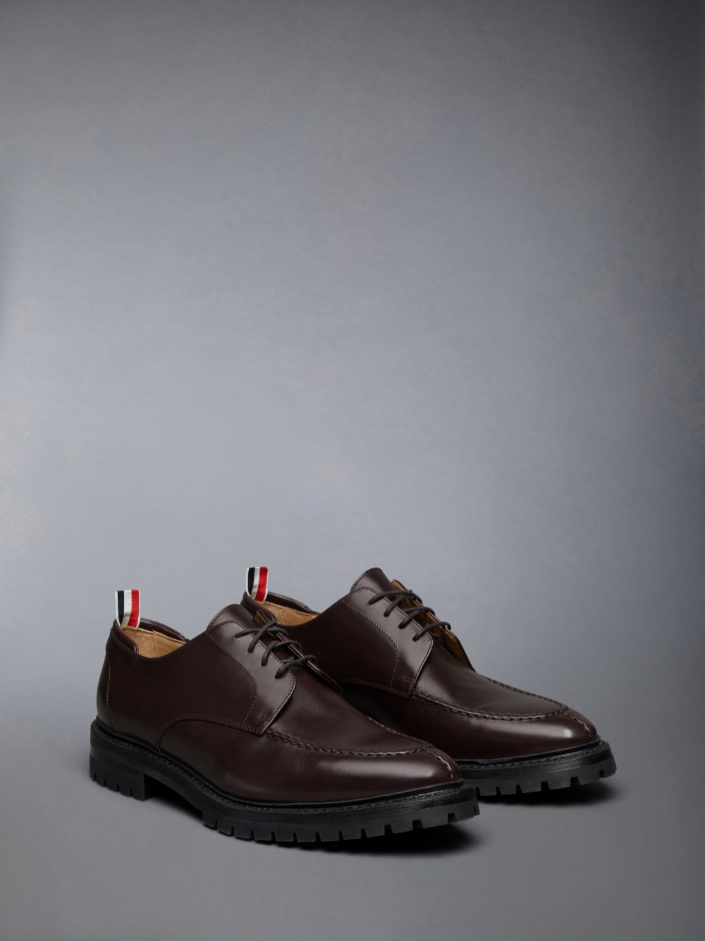Zapatos Oxford Thom Browne Classic Calf Commando Sole Apron Stitch Derby Hombre Marrones | WEN28Y25577