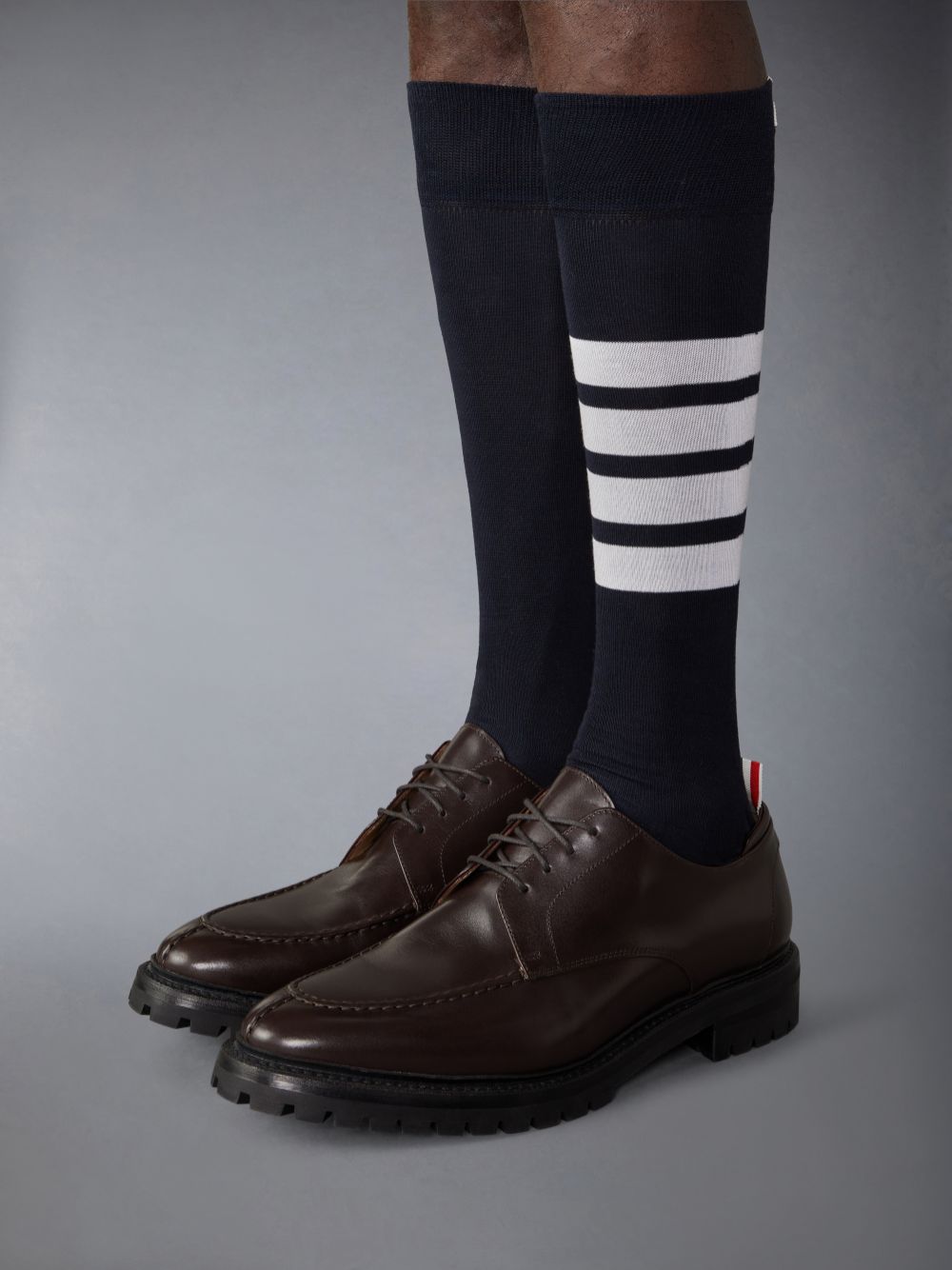 Zapatos Oxford Thom Browne Classic Calf Commando Sole Apron Stitch Derby Hombre Marrones | WEN28Y25577