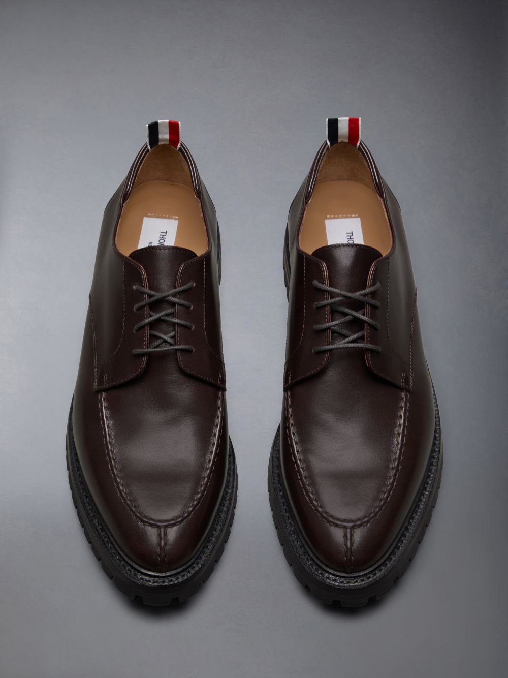 Zapatos Oxford Thom Browne Classic Calf Commando Sole Apron Stitch Derby Hombre Marrones | WEN28Y25577