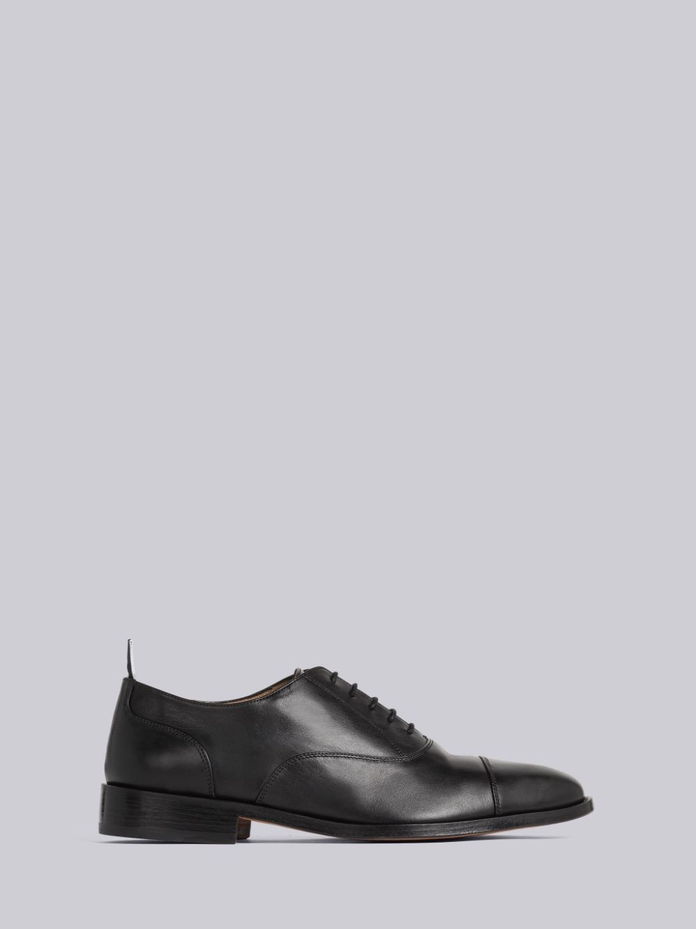 Zapatos Oxford Thom Browne VITELLO CALF LEATHER CAP TOE Hombre Negras | DLQ46A13546